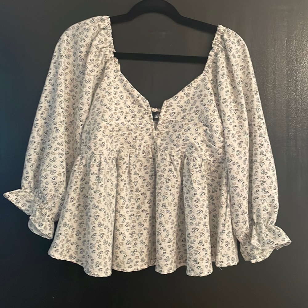 Fabrik brand peasant top